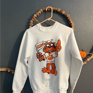 Vintage 80s Clemson Tigers crewneck sweatshirt